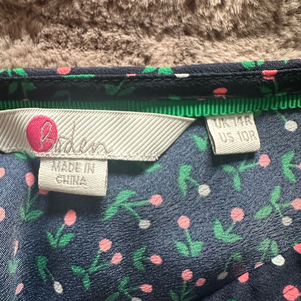 Boden Cynthia Cherry Picking Dress - Picture 6 of 7